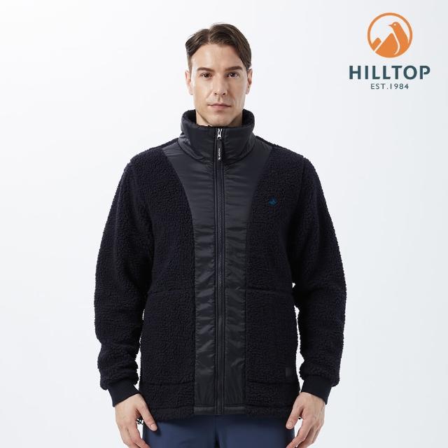 【Hilltop 山頂鳥】Winter-Proof Fleece 男款立領保暖搖粒絨刷毛外套 PH22XMZ0 深藍