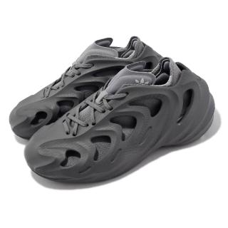 【adidas 愛迪達】休閒鞋 adiFOM Q 男鞋 女鞋 碳灰 鏤空 解構 洞洞鞋 三葉草 愛迪達(HP6585)