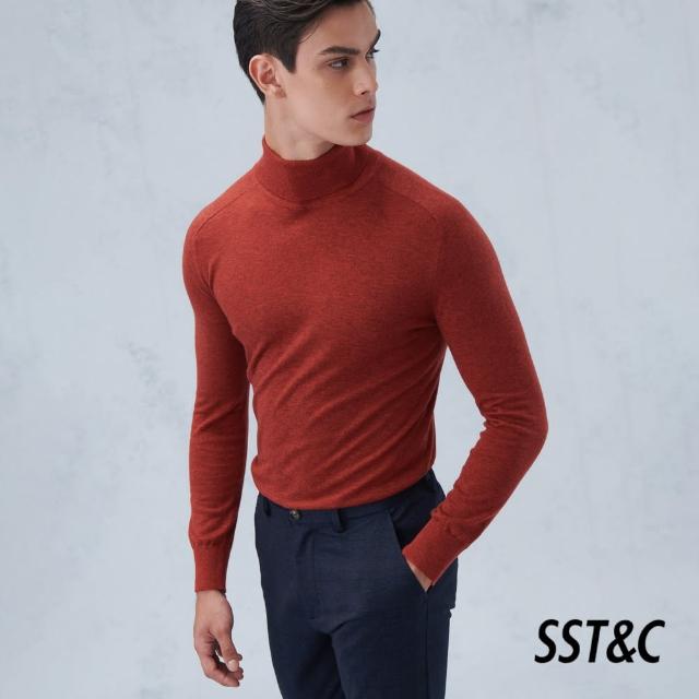 【SST&C 最後55折】威尼斯紅高領針織衫1112209003