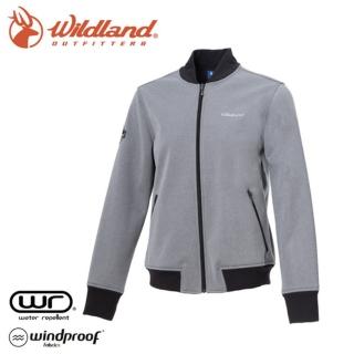 【Wildland 荒野】女 防潑防風保暖飛行外套《灰》0A72915/夾克/棒球外套/運動外套(悠遊山水)