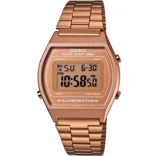【CASIO 卡西歐】簡約大錶面計時電子錶(B640WC-5A)