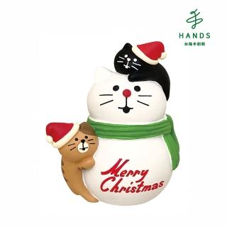 【台隆手創館】DECOLE小貓與貓雪人(聖誕裝飾/聖誕禮物/交換禮物)