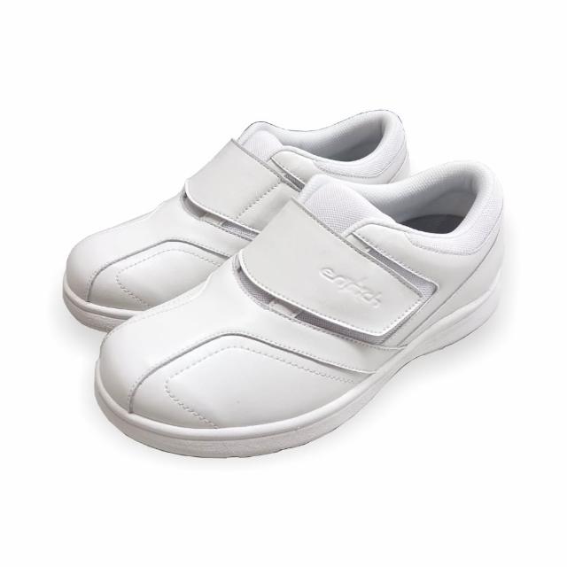 【Enrich 英立奇】CL1801雲柔鞋升級款-白 35-45(護師鞋/護士鞋/小白鞋)