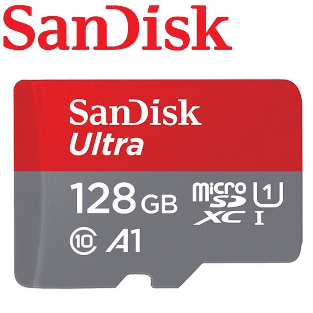 【SanDisk 晟碟】128GB 140MB/s Ultra microSDXC TF U1 A1 記憶卡(平輸)