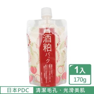 【PDC】日本pdc 酒粕蜜桃味面膜水洗式 170g(總代理公司貨)