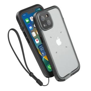 【Catalyst】iPhone14 6.1吋專用 IP68防水軍規防震防泥超強保護殼-黑色(2顆鏡頭)