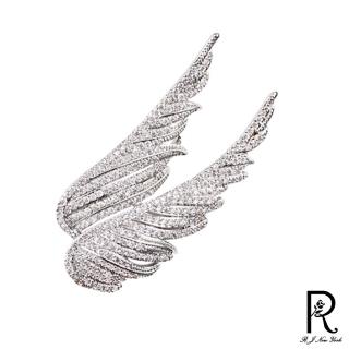 【RJ New York】天使的翅膀雅鋯石胸針別針兩用款(2色可選)