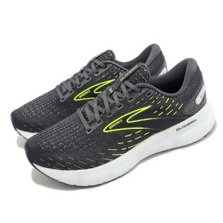 【BROOKS】慢跑鞋 Glycerin 20 男鞋 黑 黃 氮氣中底 回彈 緩震 路跑 運動鞋 馬拉松(1103821D047)