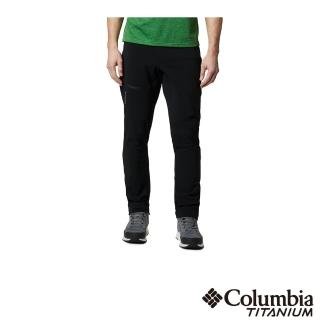 【Columbia 哥倫比亞 官方旗艦】男款-鈦 Omni-Shade UPF50防潑長褲-黑色(UAE03170 / 2022年秋冬)
