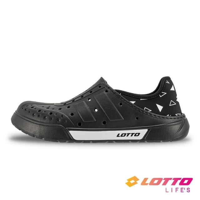 【LOTTO】女 Salina輕量洞洞鞋(黑-LT2AWS7160)