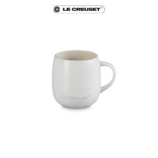 【Le Creuset】瓷器蛋蛋馬克杯380ml(棉花白)