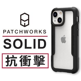 【Patchworks】iPhone 14 Plus 6.7吋 Solid 強化抗衝擊保護殼 - 黑