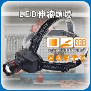【明沛】LED伸縮頭燈(輕量設計-伸縮調焦-三段調光-MP3019)