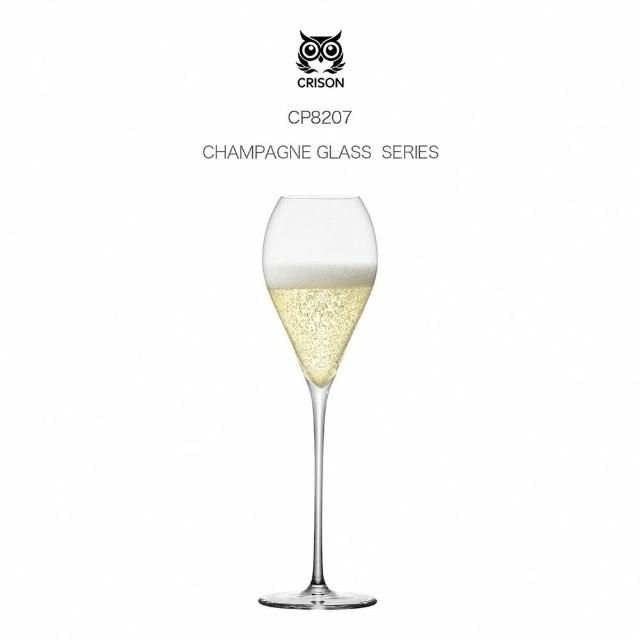 【CRISON】CHAMPANGE GLASS SERIES 香檳杯2入組 250ml(氣泡酒杯/雞尾酒杯/高腳杯/水晶玻璃杯)