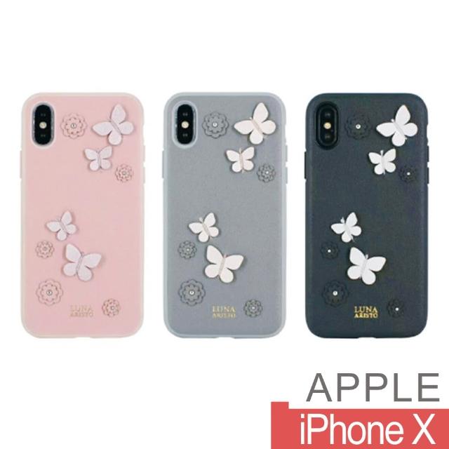 【HongXin】iPhone X 5.8吋 立體蝴蝶手機殼