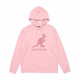 【KANGOL】帽T 粉色 大LOGO 休閒 女(6252105041)
