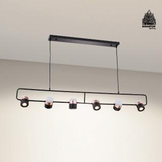 【必登堡】六言吊燈 B560411(餐吊燈/現代/簡約/美式/LED/設計師款)