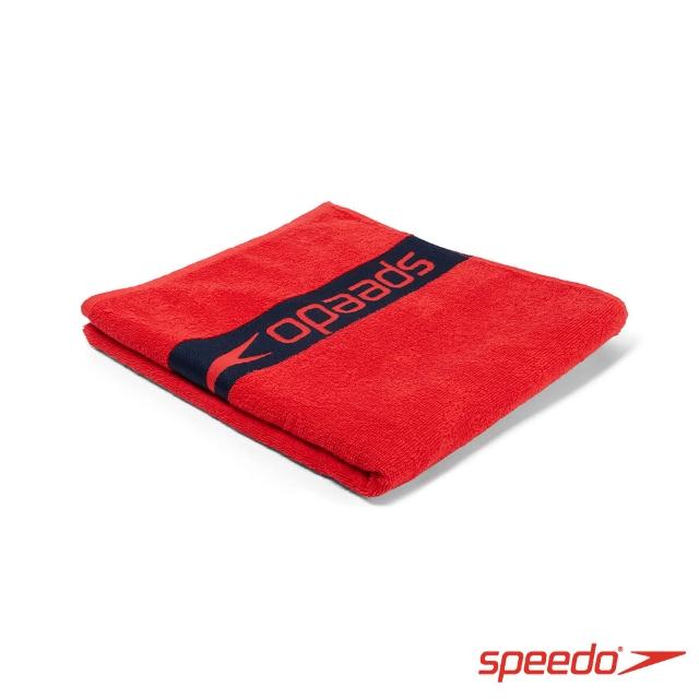 【SPEEDO】毛巾 Speedo Border(紅)