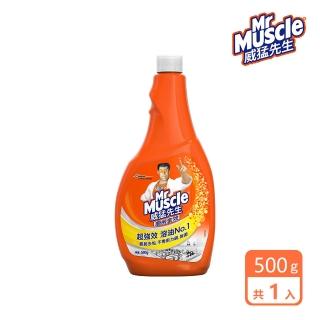 【威猛先生】廚房清潔劑補充瓶(超強效500g)