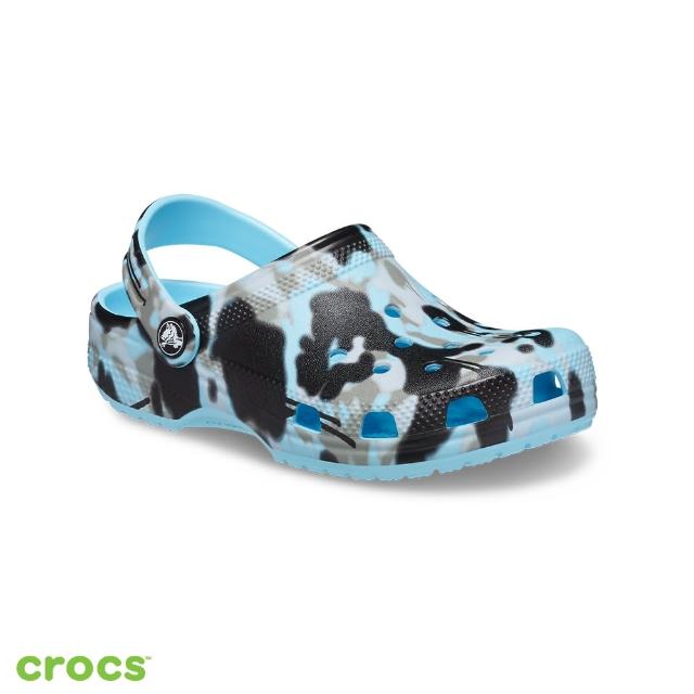 【Crocs】童鞋 經典噴霧迷彩小童克駱格(208304-411)