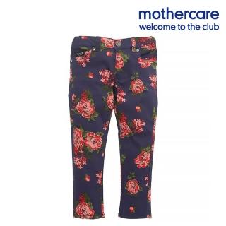 【mothercare】專櫃童裝 女童滿版花朵長褲(3-8歲)