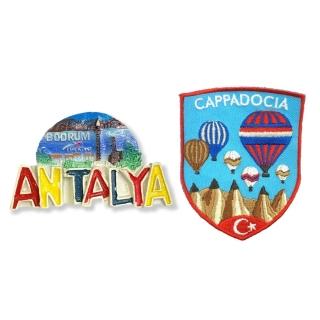 【A-ONE 匯旺】土耳其安塔利亞立體冰箱貼+土耳其 卡帕多奇亞外套刺繡2件組彩色磁鐵(C166+289)