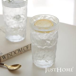 【Just Home】冷霧石紋玻璃冷水杯380ml(6件組)