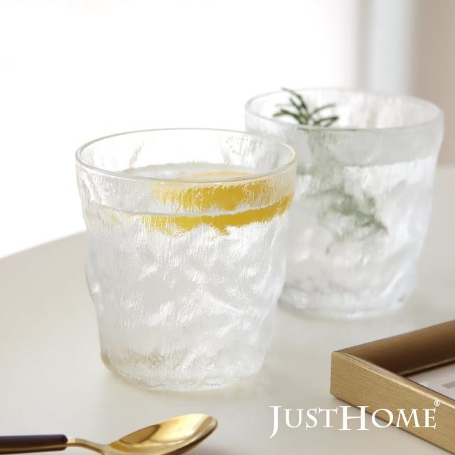 【Just Home】冷霧石紋玻璃冷水杯300ml(6件組)