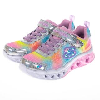 【SKECHERS】女童鞋系列 FLUTTER HEART LIGHTS 燈鞋(302315LSMLT)