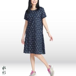 【水衫】沁涼質感印花洋裝四件組(K03-89)