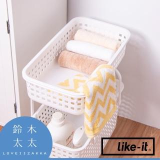 【like-it】夾縫疊疊洗衣收納籃 S(鈴木太太公司貨)