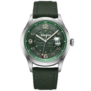 【Timberland】天柏嵐 CORNWALL系列 經典復刻石英錶-綠面/42mm 畢業禮物(TDWGN2237504)