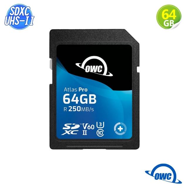 【OWC】Atlas Pro - 64GB SD 記憶卡(SDXC UHS-II V60)
