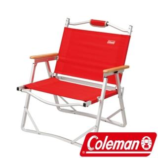 【Coleman】輕薄摺疊椅 紅 CM-7670J(CM-7670J)