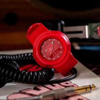【CASIO 卡西歐】復刻ONE TONE雙顯計時手錶(AW-500BB-4E)