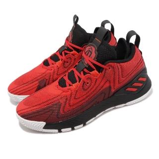 【adidas 愛迪達】籃球鞋 D Rose Son of Chi II 紅 黑 羅斯 玫瑰 男鞋 愛迪達(GY6497)