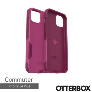 【OtterBox】iPhone 14 Plus 6.7吋 Commuter通勤者系列保護殼(桃)