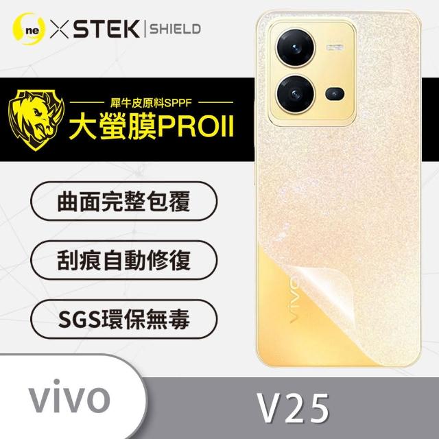 【o-one大螢膜PRO】vivo V25 5G 滿版手機背面保護貼