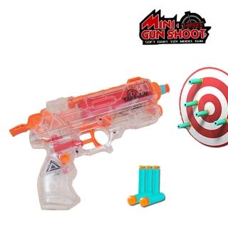 【孩子國】2合1水槍+軟彈槍/互動射擊玩具(附6枚吸盤式安全軟彈)
