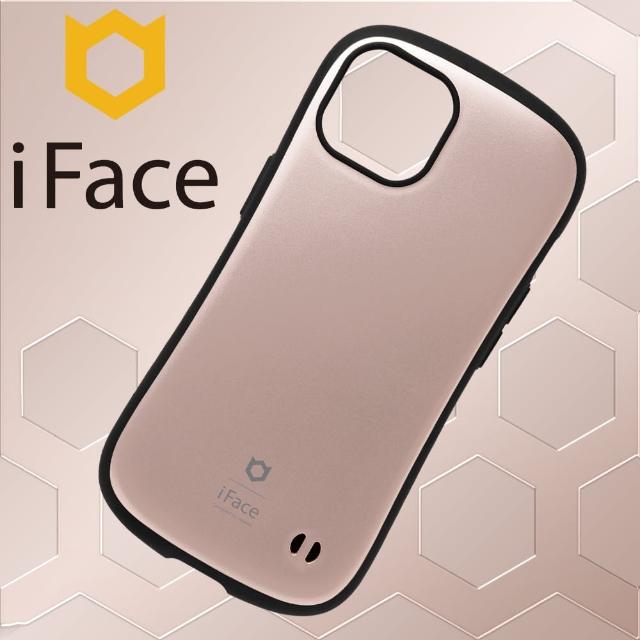 【iFace】iPhone 14 6.1吋 First Class 抗衝擊頂級保護殼 - 玫瑰金色