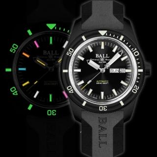【BALL 波爾】B1_EngineerII 限量 經典大三針潛水機械錶-42mm(DM3208B-P4-BK)