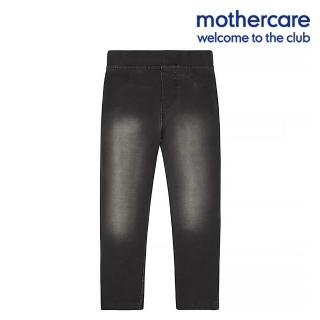 【mothercare】專櫃童裝 黑色膝蓋刷白設計長褲(3-6歲)