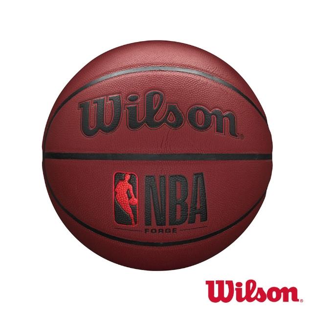 【WILSON】NBA FORGE系列 酒紅 合成皮 籃球(7號球)