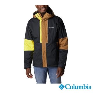 【Columbia 哥倫比亞 官方旗艦】男款- Omni-Tech防水保暖連帽外套-黑色(UWO59450BK / 2022年秋冬)
