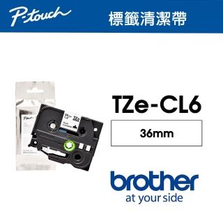 【brother】TZe-CL6 原廠專用標籤機磁頭清潔帶(36mm /PT-P910BT 適用)