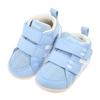 【布布童鞋】asics亞瑟士AMULEFIRST天藍色寶寶機能學步鞋(J2T222B)