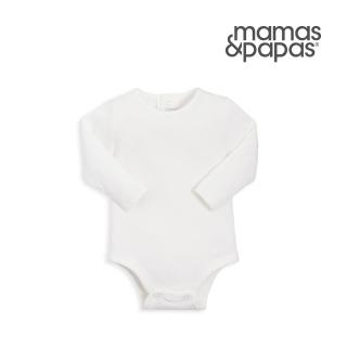 【Mamas & Papas】初生-長袖包屁衣-白(4種尺寸可選)