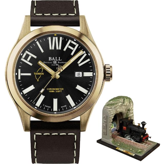 【BALL 波爾】Engineer III 台灣騰雲號 130周年青銅款限量紀念機械腕錶   母親節(ND2186C-L3C-BK)