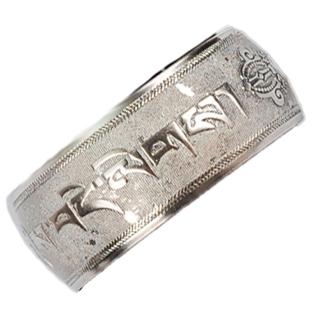 【十方佛教文物】六字真言{銅}尼泊爾手環(大悲咒加持108遍以上)