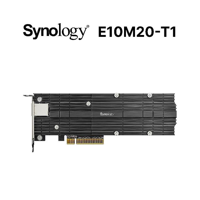 【Synology 群暉科技】E10M20-T1 M.2 SSD+10GbE 複合式轉接卡(拆封後無法退換貨)